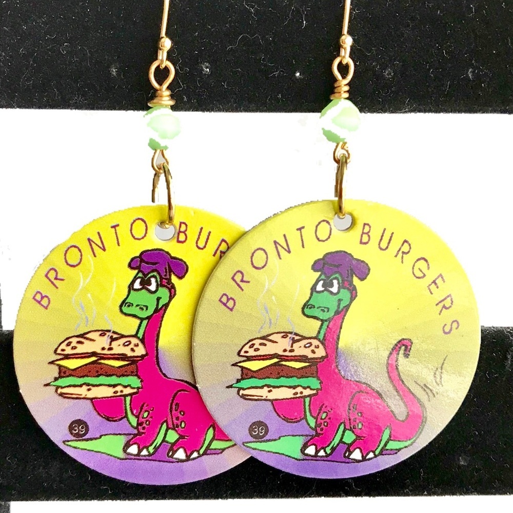 💄Boutique Vintage POG Bronto Burgers Earring Set